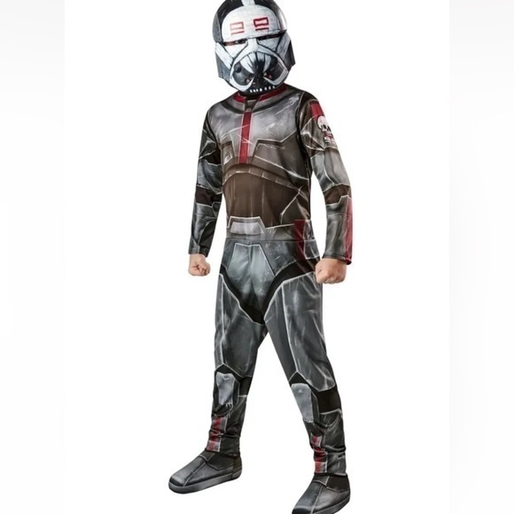 Star Wars Wrecker Costume NWT jumpsuit Halloween * NO MASK medium (8-10) - Picture 1 of 6